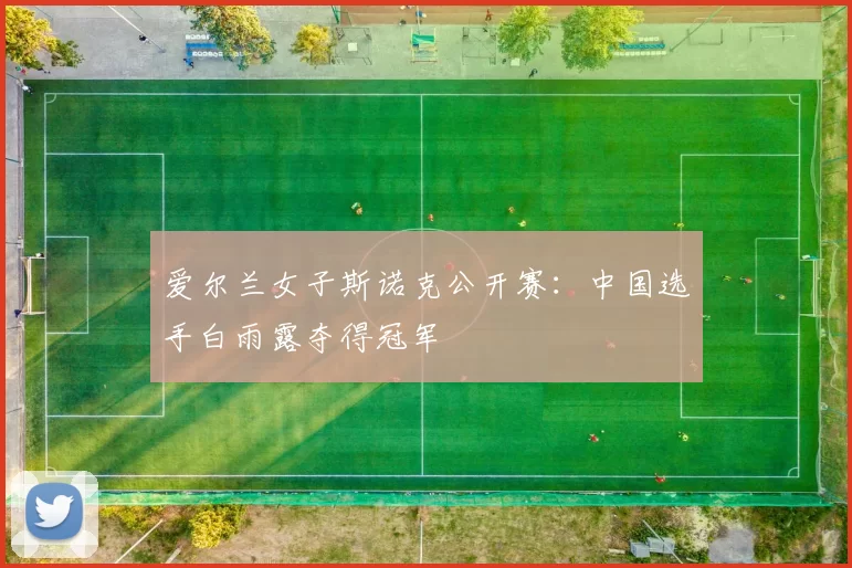 爱尔兰女子斯诺克公开赛：中国选手白雨露夺得冠军