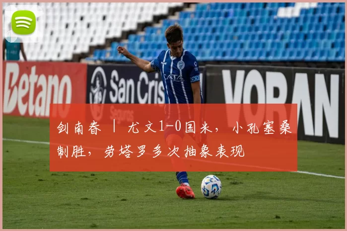 剑南春 ｜ 尤文1-0国米，小孔塞桑制胜，劳塔罗多次抽象表现